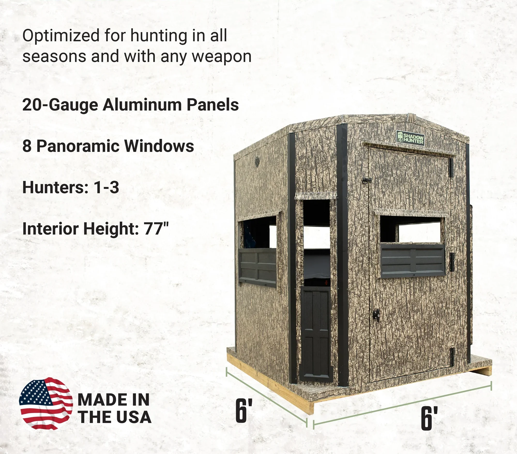 Shadow Hunter 6x6 Octagon Hunting Blind 626541 2000x